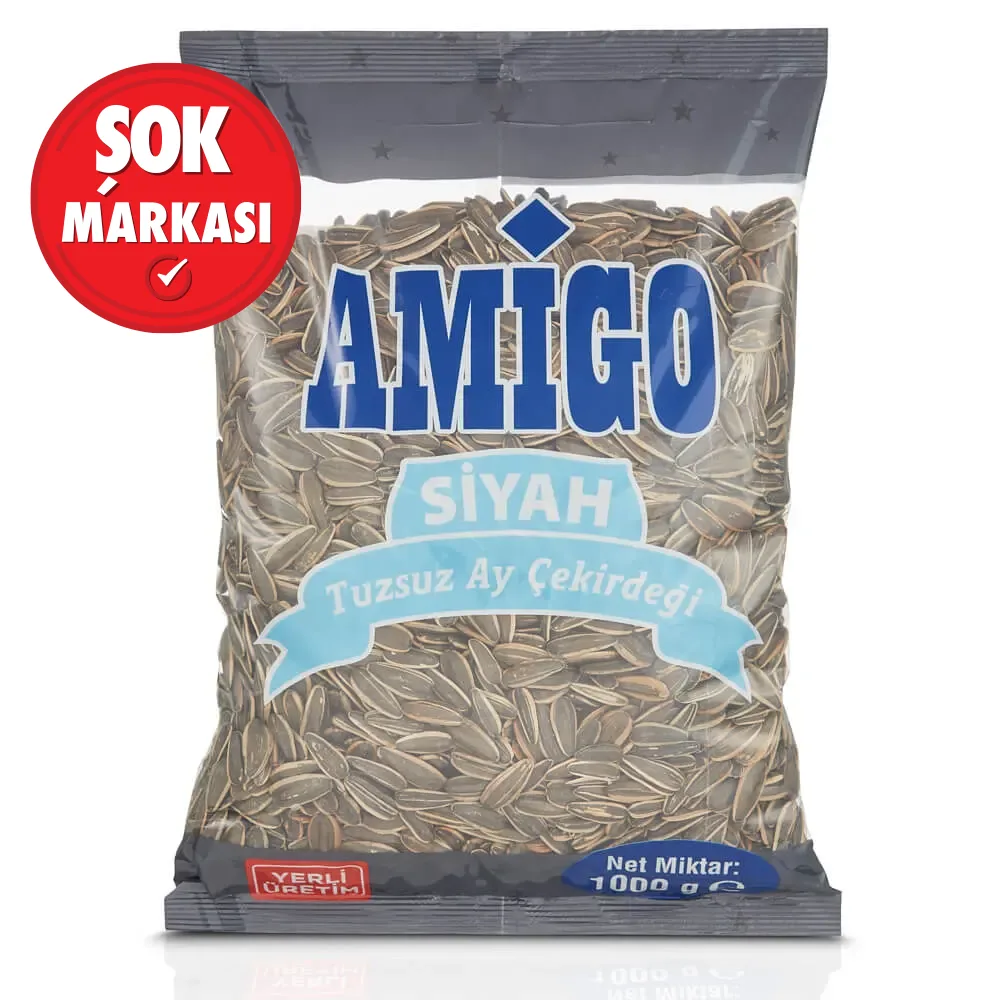 Amigo Tuzsuz Siyah Çekirdek 1 kg