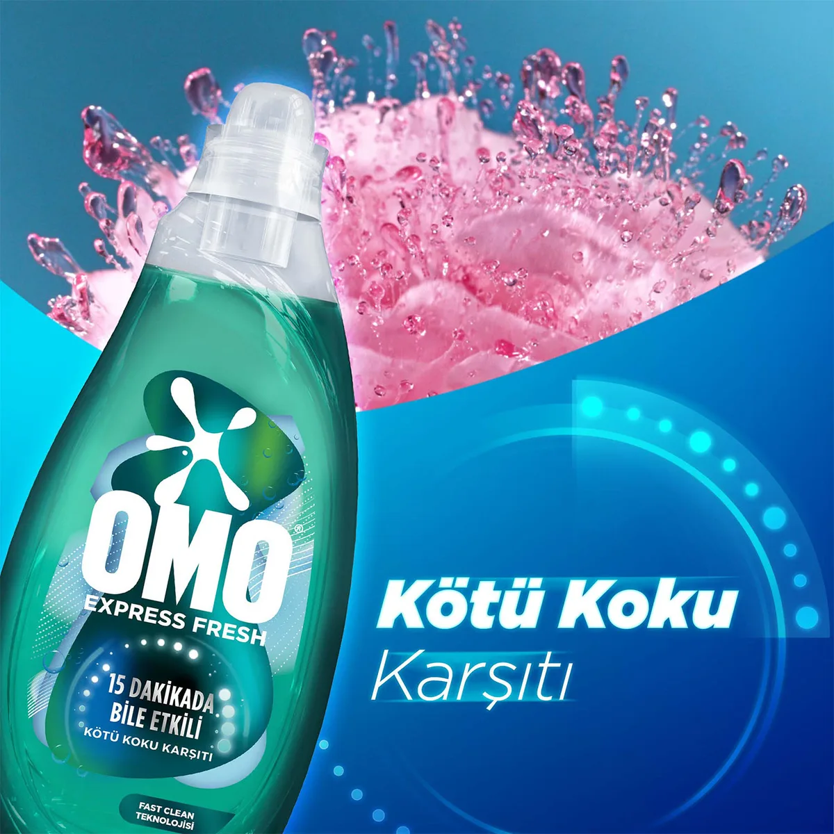Omo Express Fresh Beyaz Ve Renkliler 1480 Ml