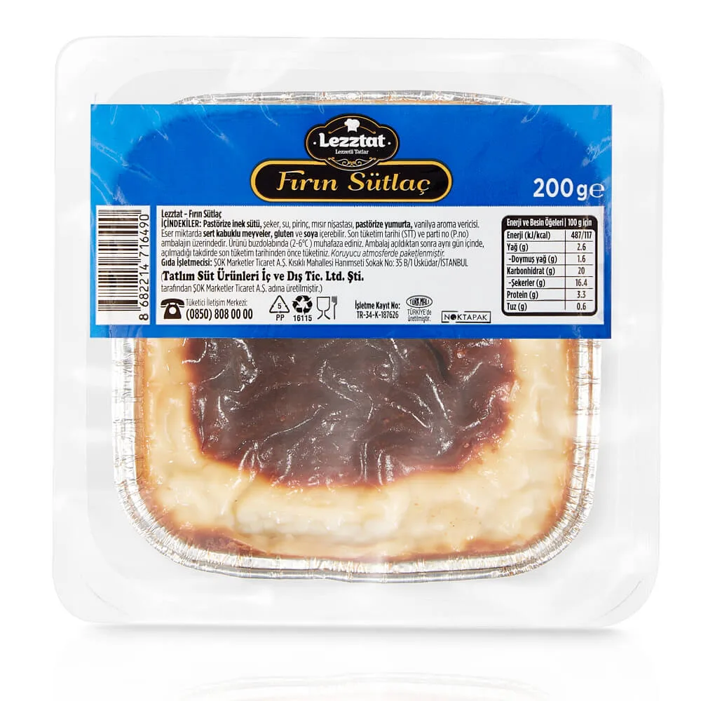 Lezztat Fırın Sütlaç 200 g