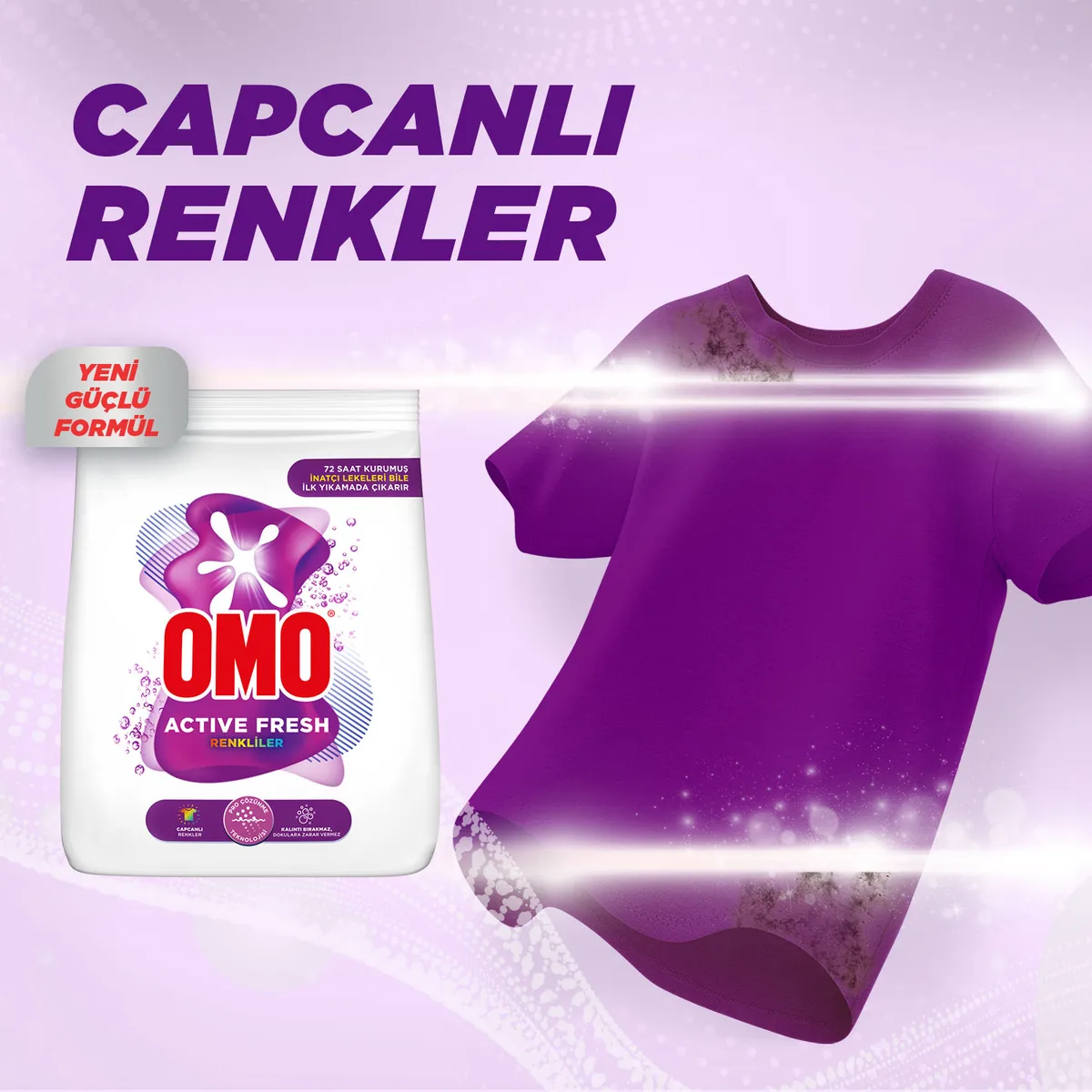 Omo Active Fresh Renkliler Toz Deterjan 4.5 Kg
