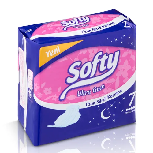 Softy Ultra Gece 7'li Hiyenik Ped