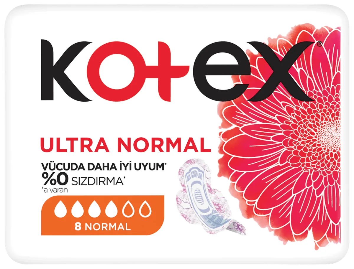 Kotex Ultra Hijyenik Ped Normal 8'li