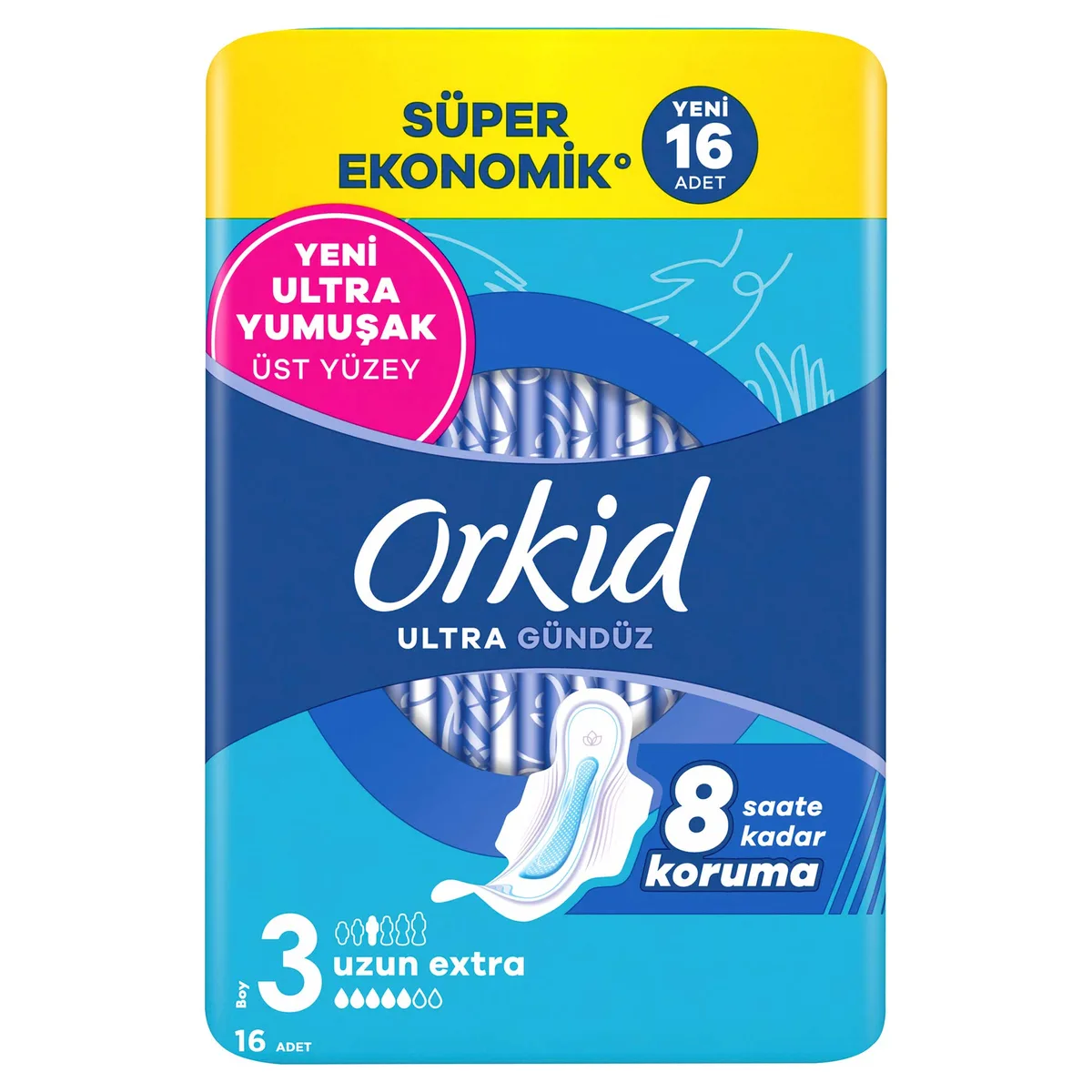 Orkid Ultra Uzun Ekstra 16 Adet