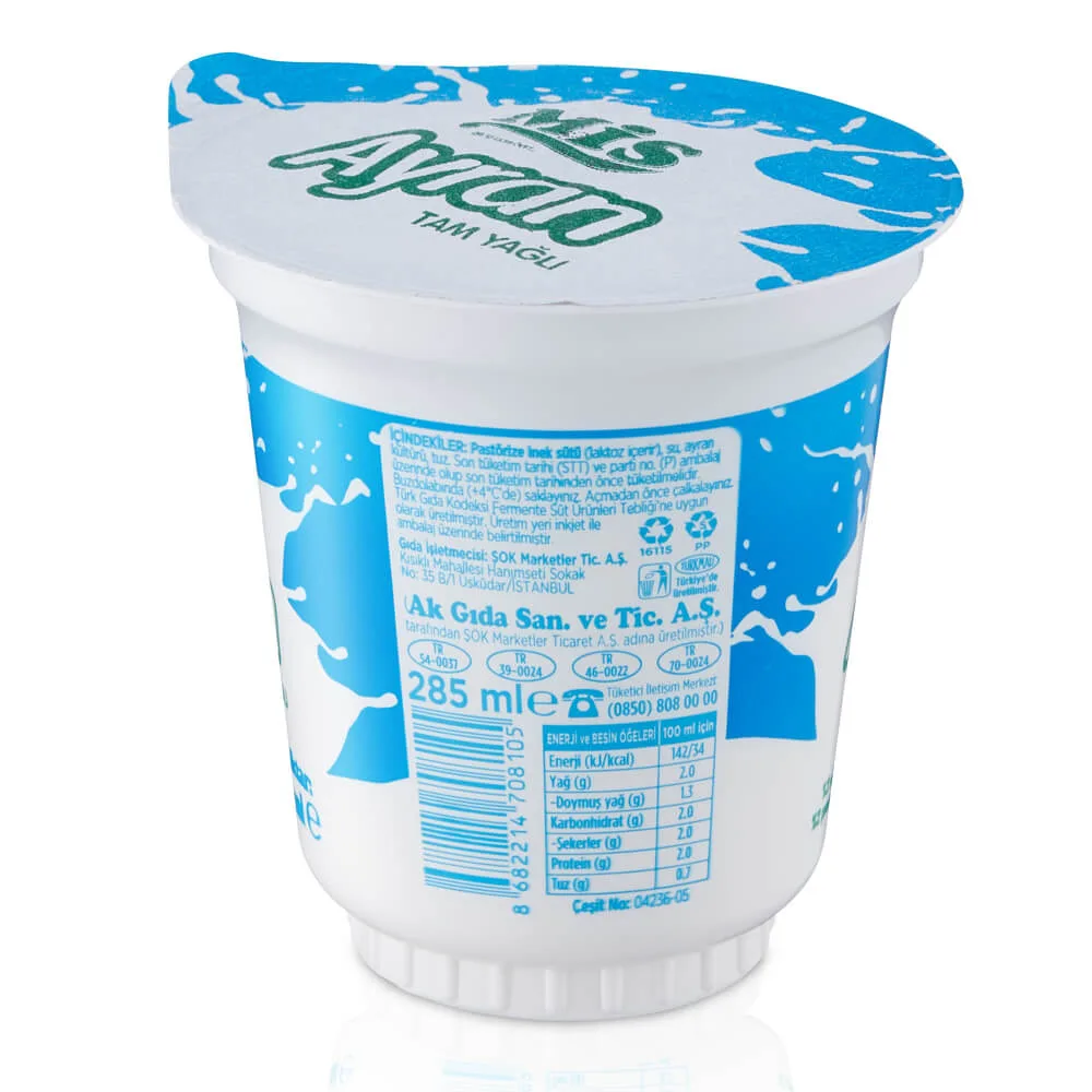 Mis Ayran Tam Yağlı 285 ml
