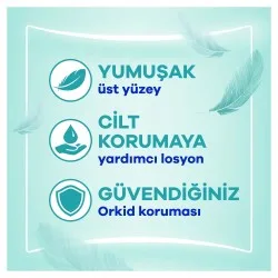 Orkid Ekstra Hassas Gece Hijyenik Ped 16'lı