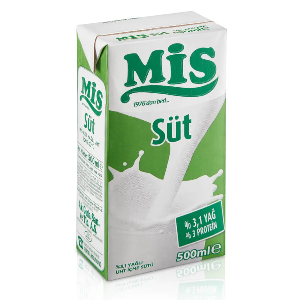 Mis Uht Süt %3.1 Yağlı 500 ml